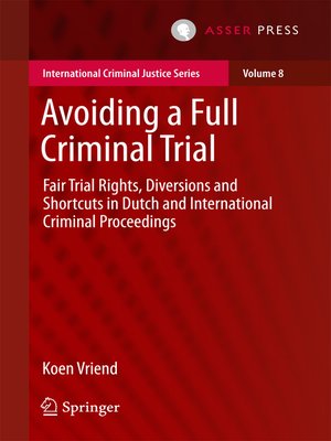 cover image of Avoiding a Full Criminal Trial